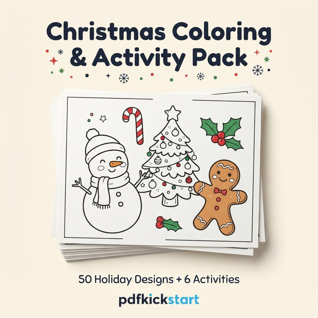 The Christmas Coloring & Activity Pack