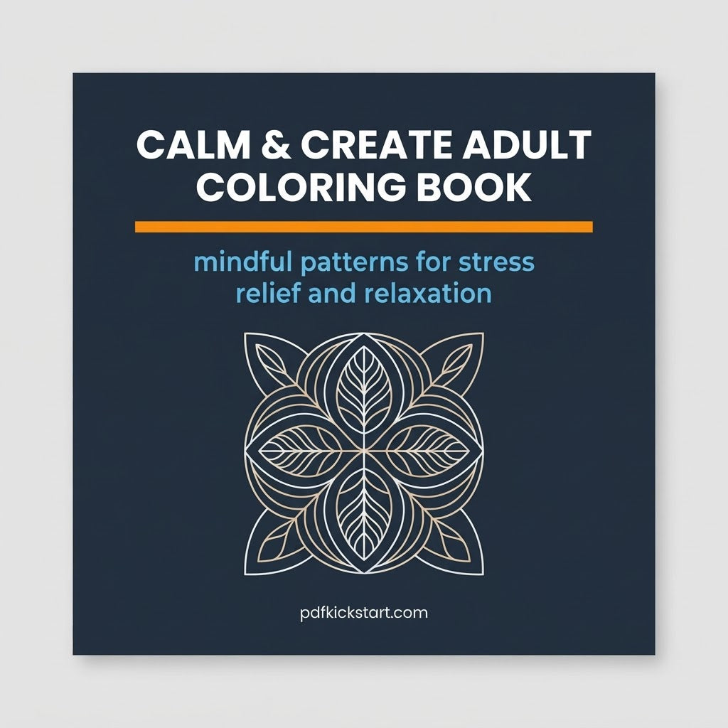 Calm & Create Adult Coloring Book
