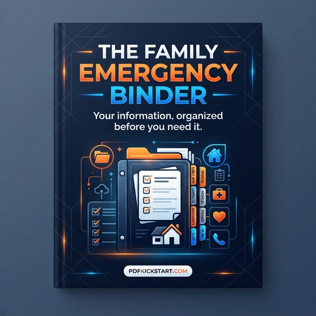 The Family Emergency Binder