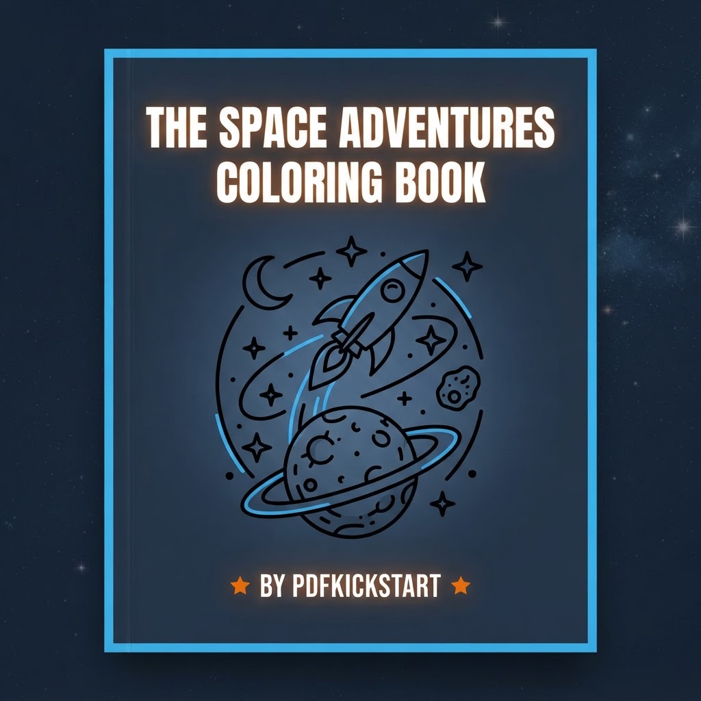The Space Adventures Coloring Book