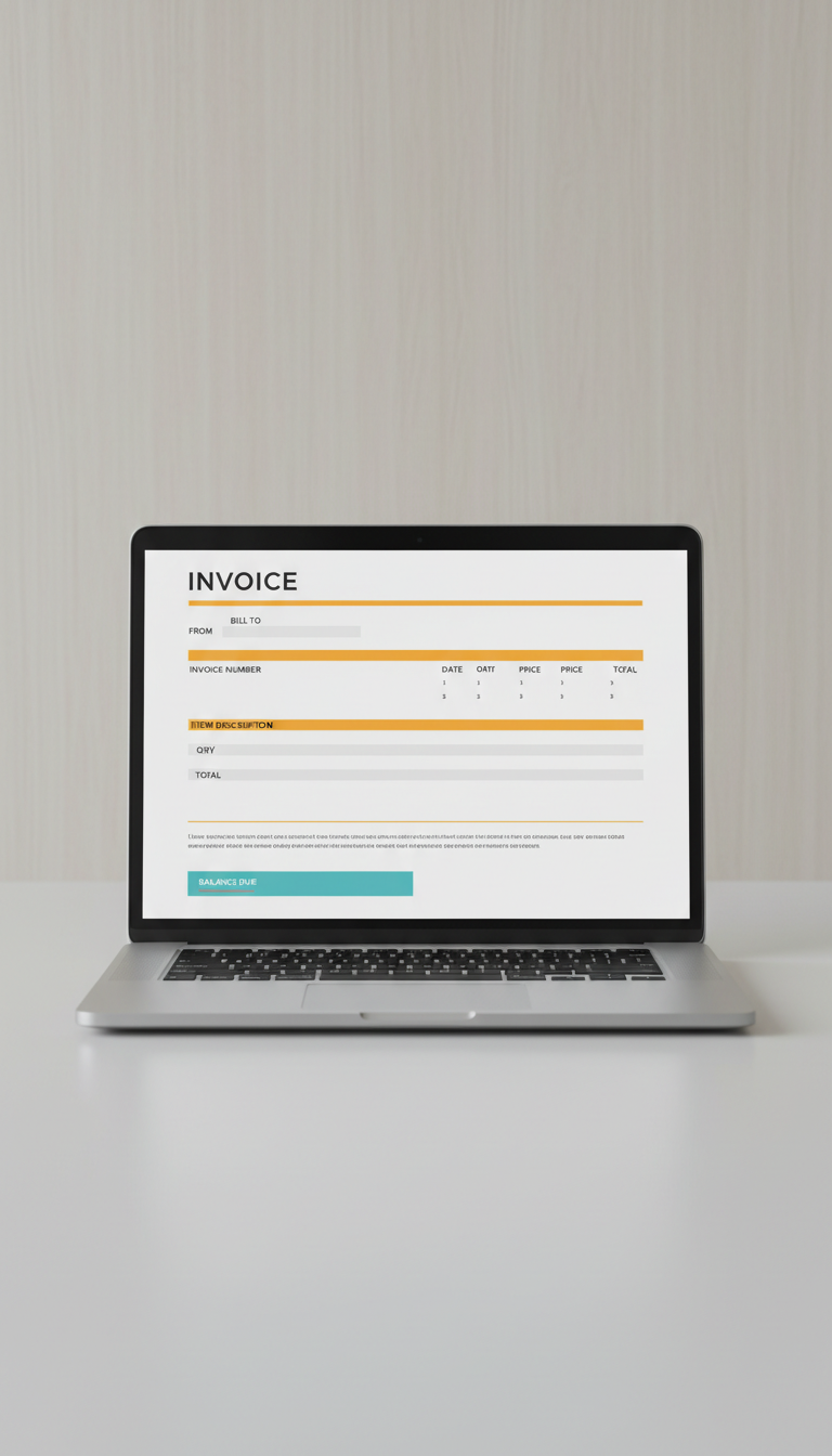 Invoice PDF Instant Download