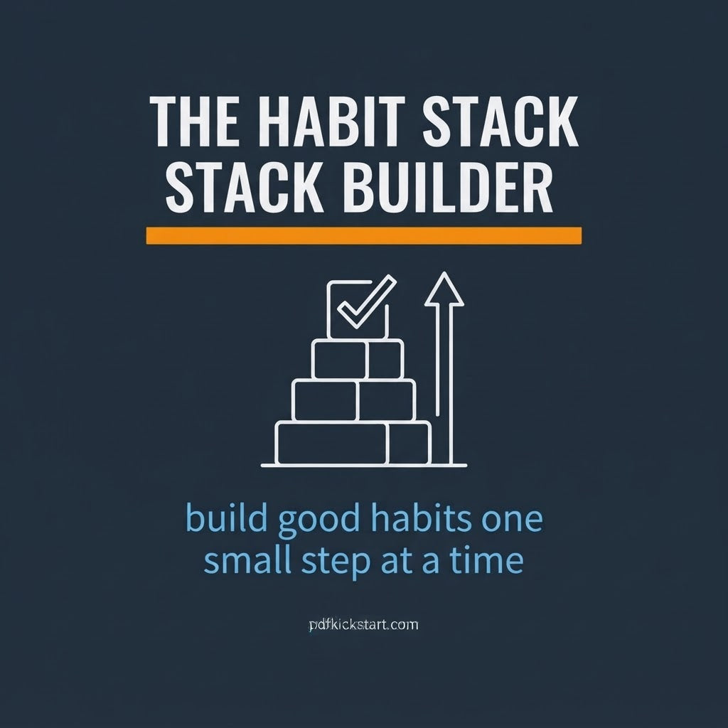 The Habit Stack Builder