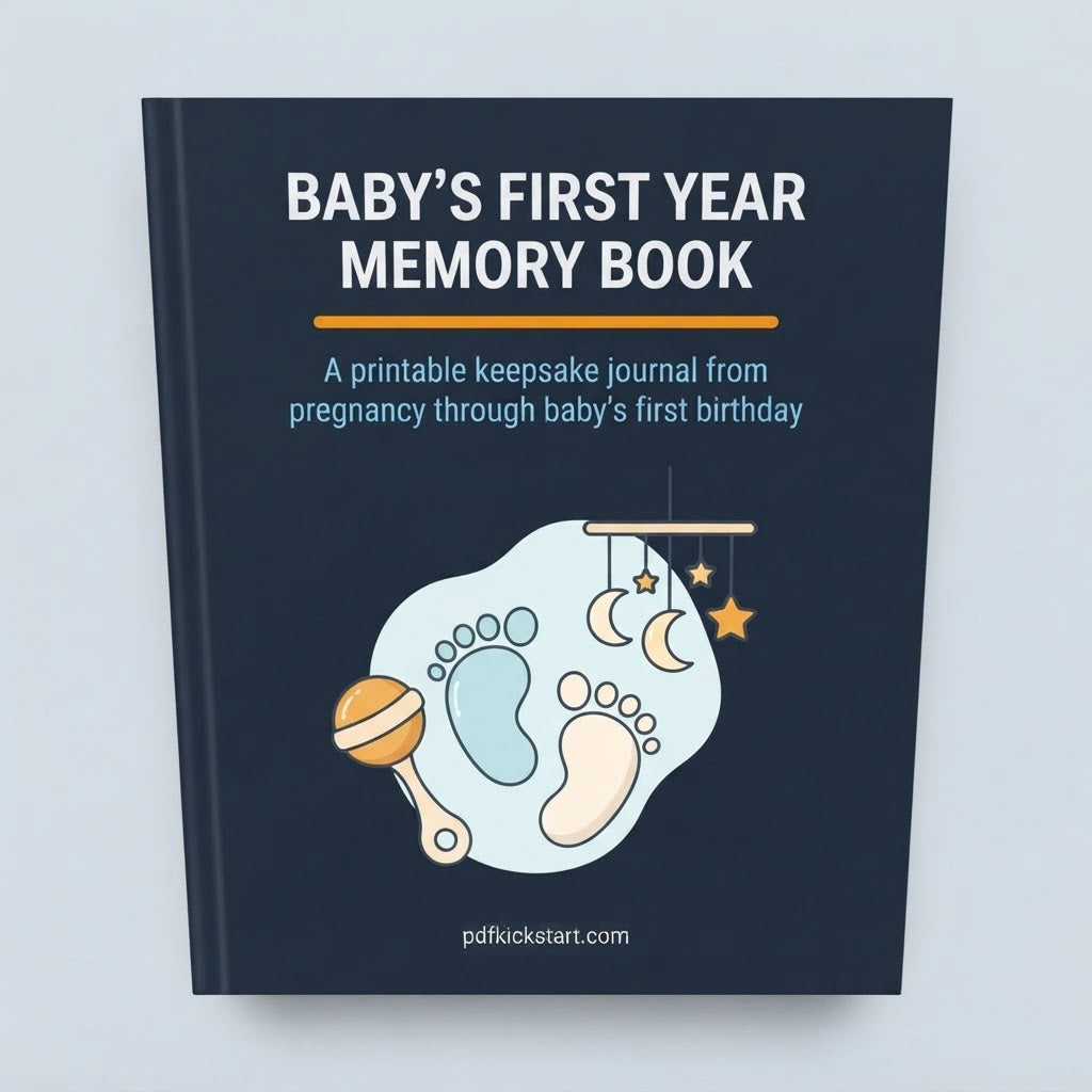 Baby's First Year Memory Book