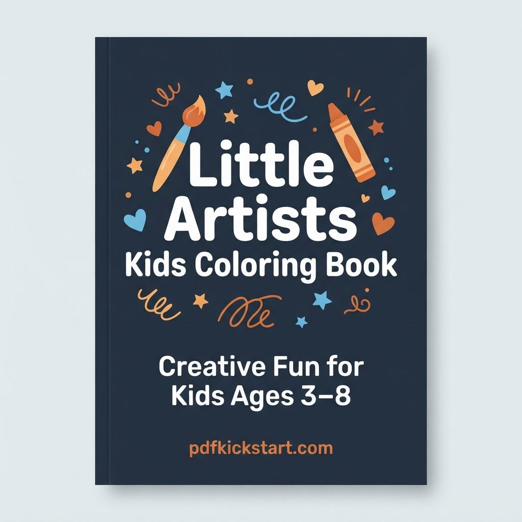 Little Artists: Kids Coloring Book — Creative Fun for Ages 3–8