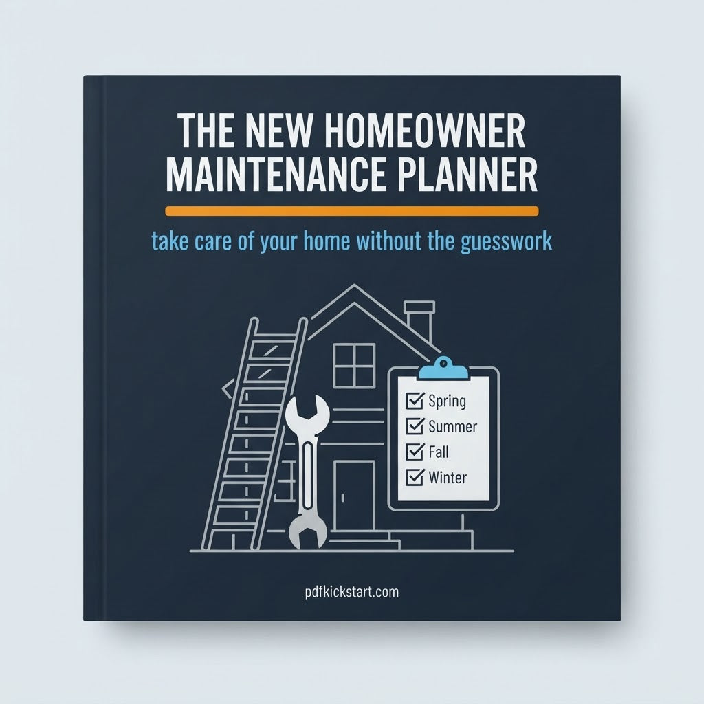 The New Homeowner Maintenance Planner