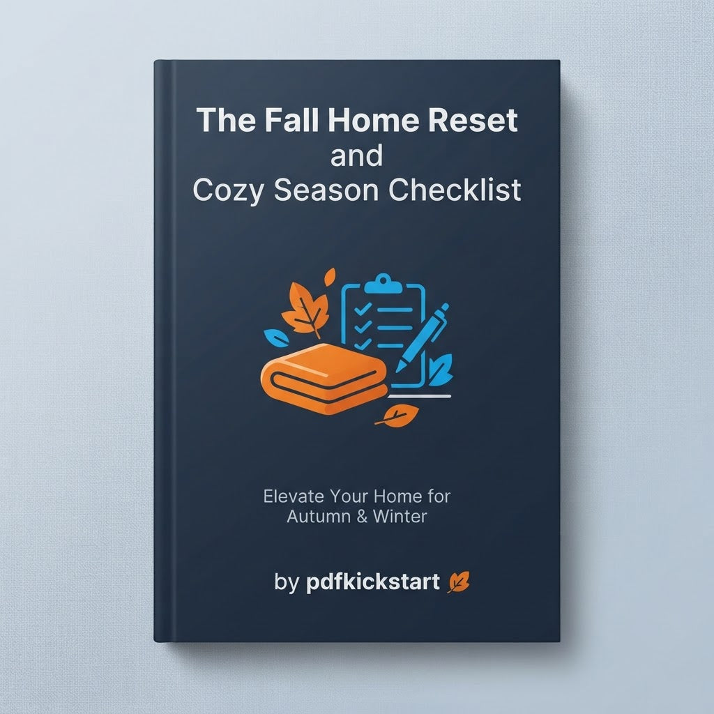 The Fall Home Reset & Cozy Season Checklist