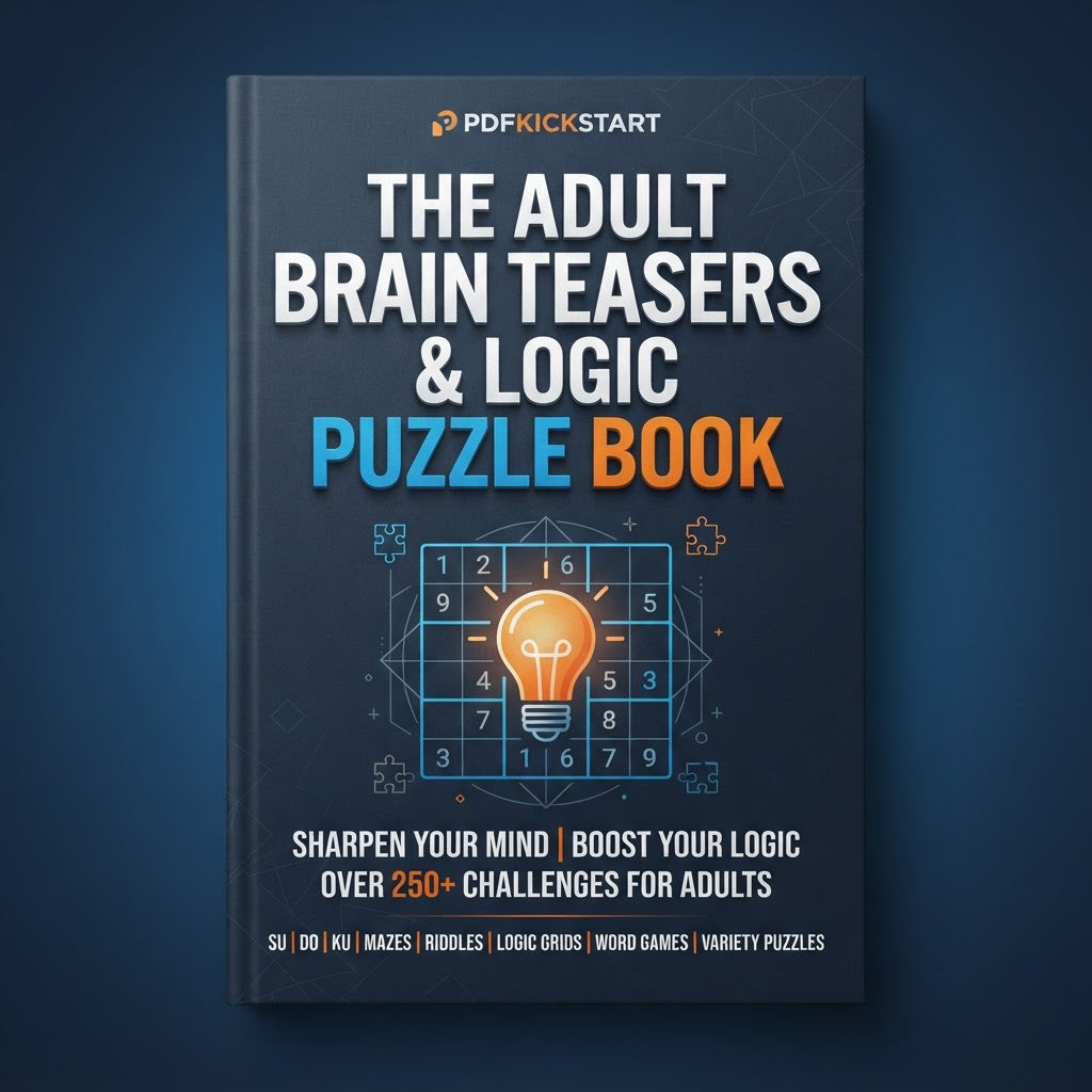 The Adult Brain Teasers & Logic Puzzle Book